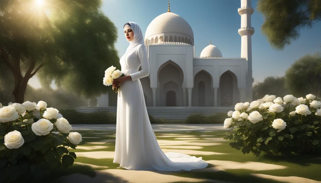 betekenis van het dragen van een witte jurk voor getrouwde vrouwen